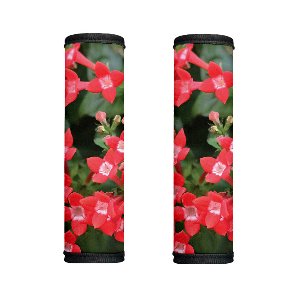 Red Bouvardia Print Handle Covers