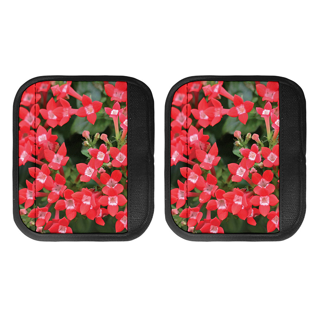 Red Bouvardia Print Handle Covers