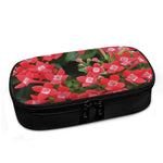 Red Bouvardia Print Insulin Cooler Travel Case