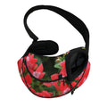 Red Bouvardia Print Pet Sling Carrier