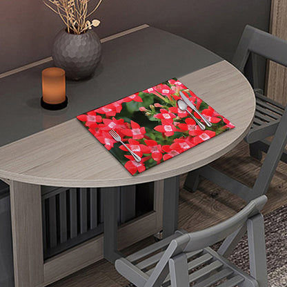 Red Bouvardia Print Placemat