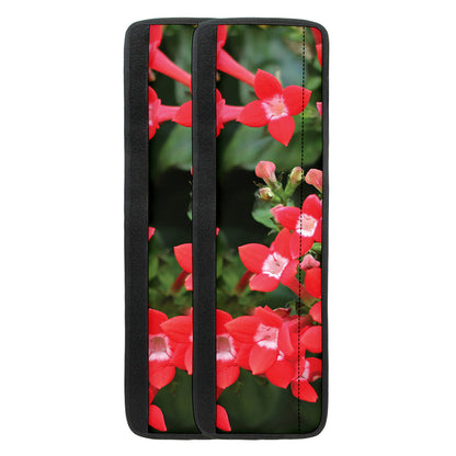 Red Bouvardia Print Refrigerator Handle Covers