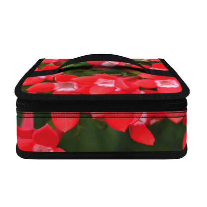 Red Bouvardia Print Small Lunch Bag