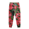 Red Bouvardia Print Sweatpants