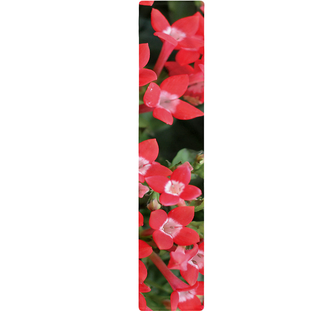 Red Bouvardia Print Table Runner