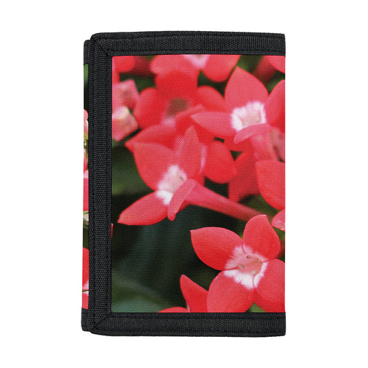 Red Bouvardia Print Trifold Wallet