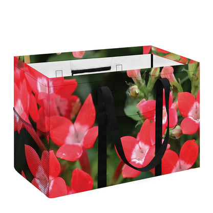 Red Bouvardia Print Utility Tote Bag