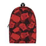 Red Boxing Gloves Pattern Print Backpack