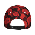 Red Boxing Gloves Pattern Print Baseball Cap