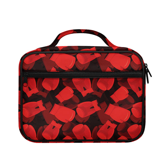 Red Boxing Gloves Pattern Print Briefcase Bible Bag