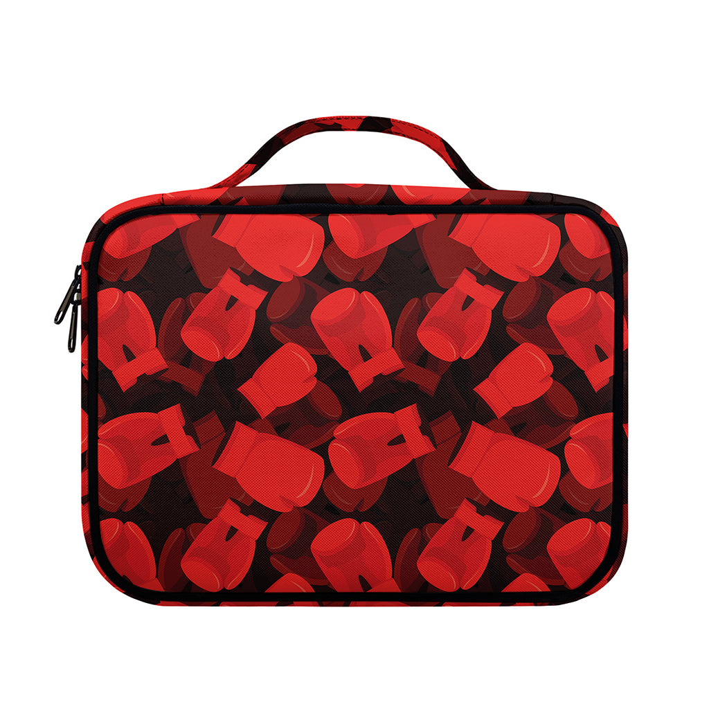 Red Boxing Gloves Pattern Print Briefcase Bible Bag