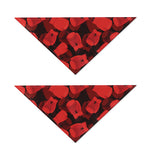 Red Boxing Gloves Pattern Print Dog Bandana