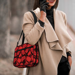 Red Boxing Gloves Pattern Print Double Strap Bible Bag