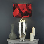Red Boxing Gloves Pattern Print Drum Lamp Shade