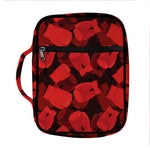 Red Boxing Gloves Pattern Print Front Pocket Bible Bag