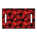 Red Boxing Gloves Pattern Print Golf Cart Seat Cover