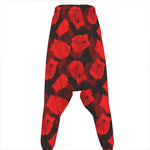 Red Boxing Gloves Pattern Print Hammer Pants