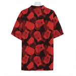 Red Boxing Gloves Pattern Print Hawaiian Shirt