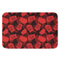 Red Boxing Gloves Pattern Print Indoor Door Mat