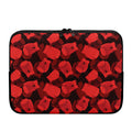 Red Boxing Gloves Pattern Print Laptop Sleeve