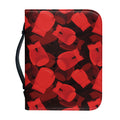 Red Boxing Gloves Pattern Print Leather Bible Cover