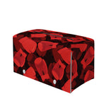 Red Boxing Gloves Pattern Print Leather Tissue Box Cover