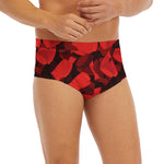 Red Boxing Gloves Pattern Print Men's Briefs
