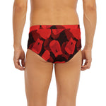 Red Boxing Gloves Pattern Print Men's Briefs
