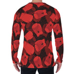 Red Boxing Gloves Pattern Print Men's Long Sleeve T-Shirt