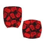 Red Boxing Gloves Pattern Print Office Chair Cover