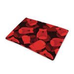 Red Boxing Gloves Pattern Print Pet Cooling Mat Cover