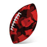 Red Boxing Gloves Pattern Print Rugby Ball