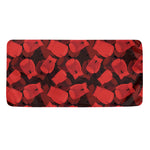Red Boxing Gloves Pattern Print Towel