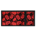 Red Boxing Gloves Pattern Print Trifold Wallet