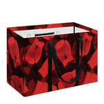 Red Boxing Gloves Pattern Print Utility Tote Bag