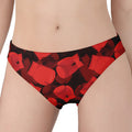 Red Boxing Gloves Pattern Print Women's Panties