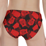 Red Boxing Gloves Pattern Print Women's Panties