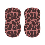 Red Brown Cow Print Bar Stool Covers