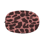Red Brown Cow Print Car Side Mirror Covers