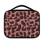 Red Brown Cow Print Classic Bible Case