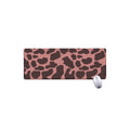 Red Brown Cow Print Extended Mouse Pad