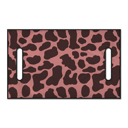 Red Brown Cow Print Golf Cart Seat Cover