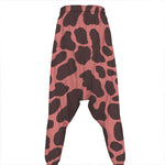 Red Brown Cow Print Hammer Pants