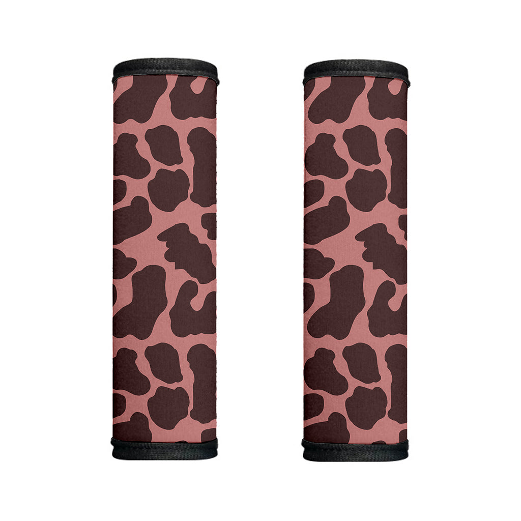 Red Brown Cow Print Handle Covers