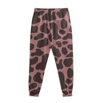 Red Brown Cow Print Sweatpants