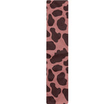 Red Brown Cow Print Table Runner