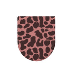 Red Brown Cow Print Toilet Lid Cover