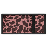 Red Brown Cow Print Trifold Wallet