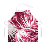 Red Cabbage Leaves Print Adjustable Apron