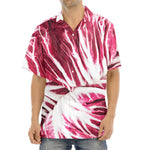 Red Cabbage Leaves Print Aloha Shirt